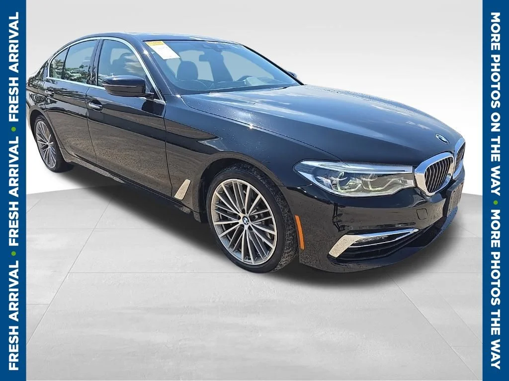 Used 2018 Black BMW 540i xDrive image 1