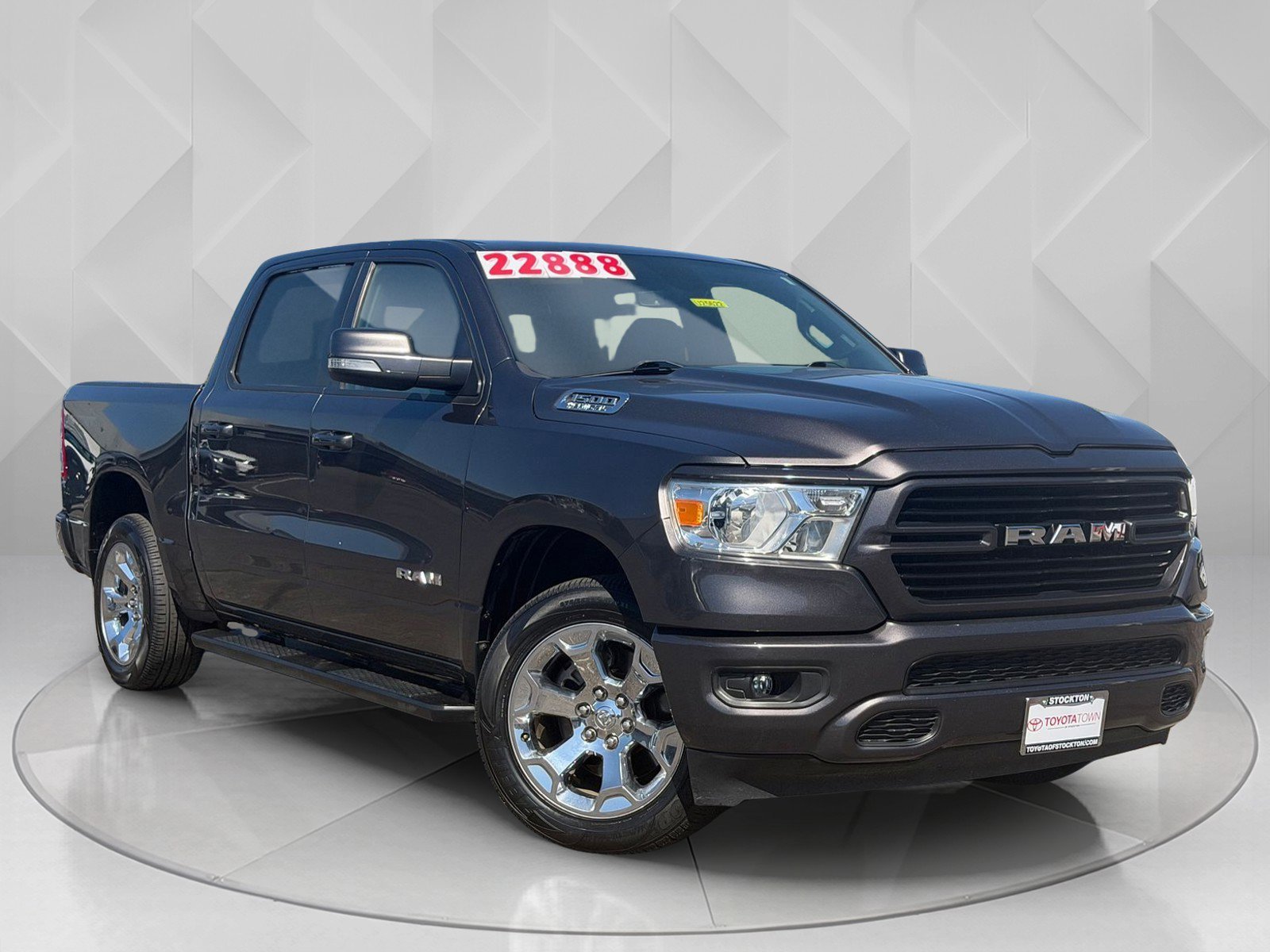 Used 2020 Granite Crystal Metallic Clearcoat Ram Big Horn image 6