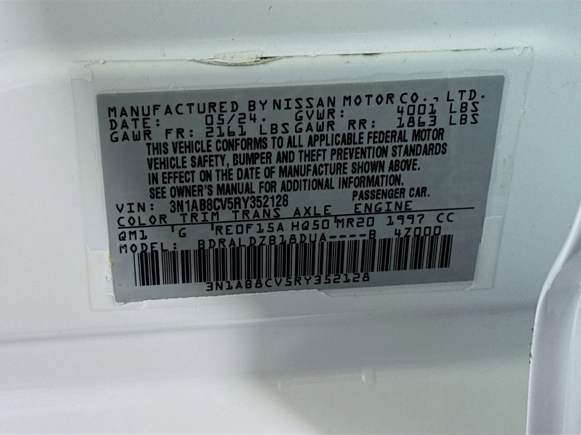 Used 2024 Fresh Powder Nissan SV image 36