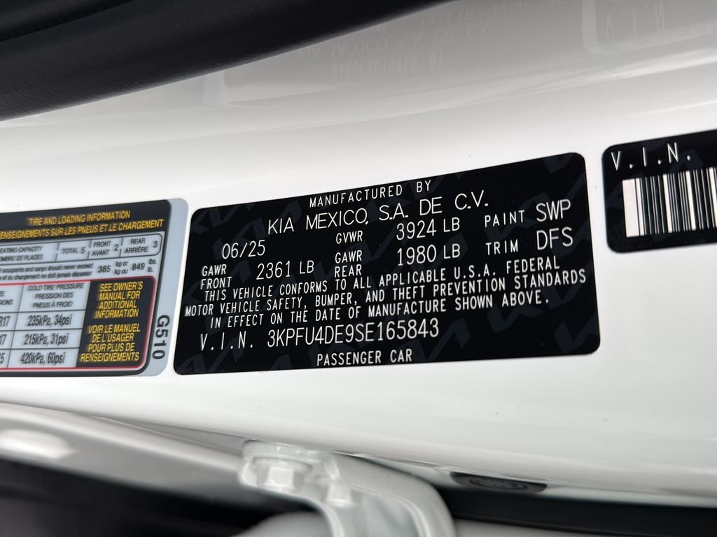 Used 2025 White Kia EX image 17