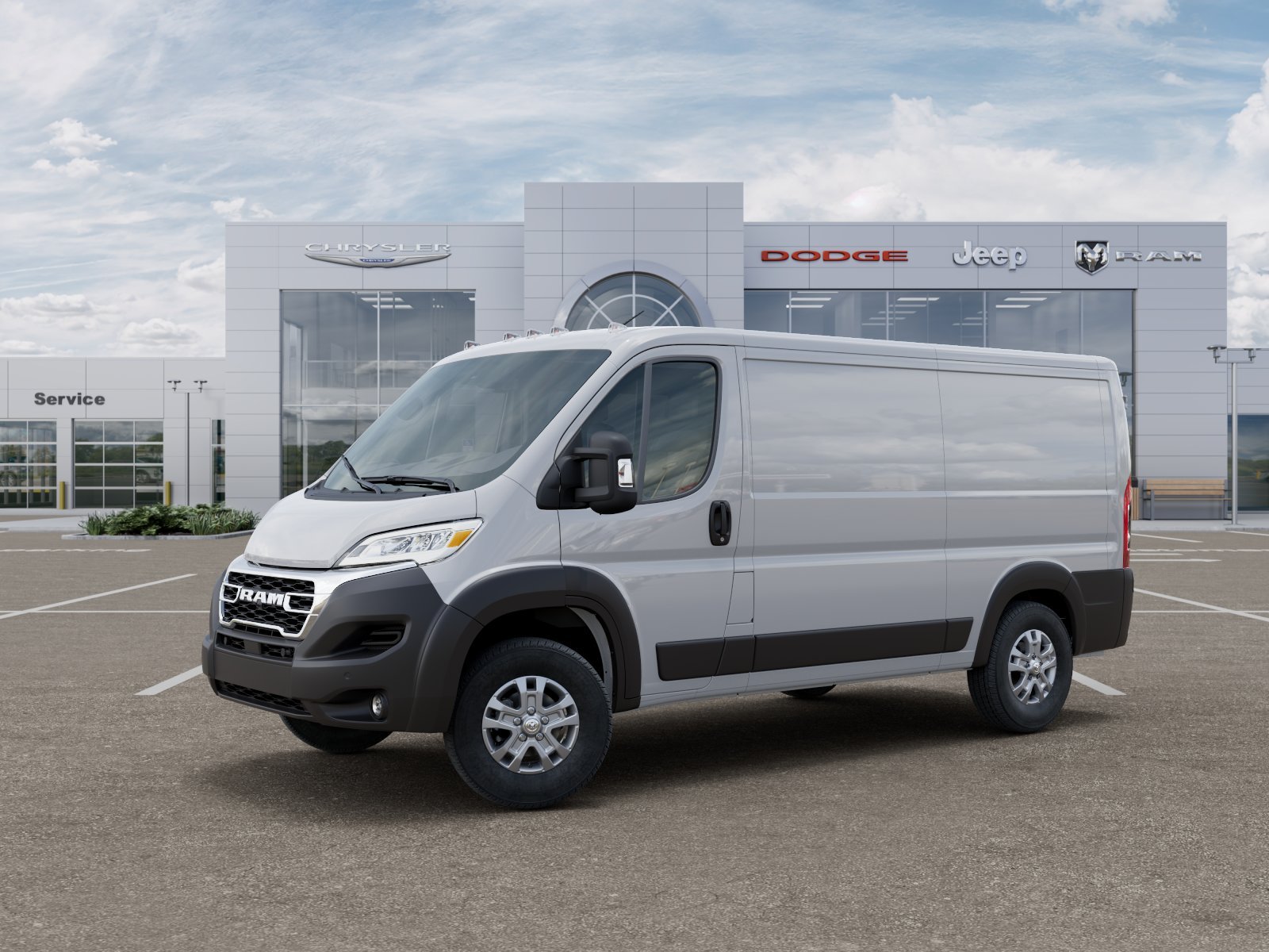 New 2026 Bright White Clear-Coat Exterior Paint RAM Low Roof image 2