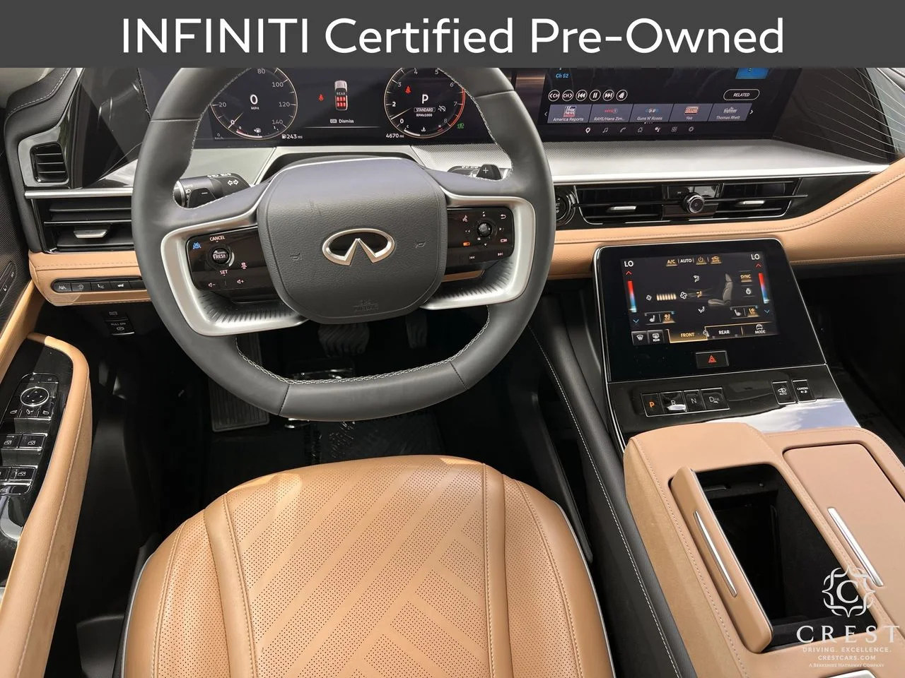 Certified Used 2026 Black Obsidian INFINITI LUXE image 13