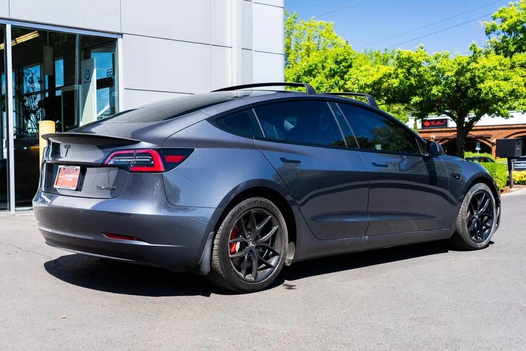Used 2021 Gray Tesla Performance image 6
