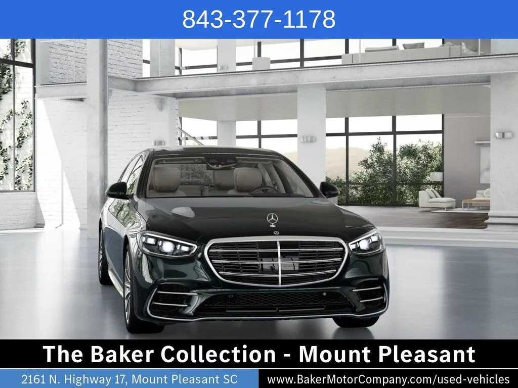 Certified Used 2026 Emerald Green Metallic Mercedes-Benz S 500 image 8