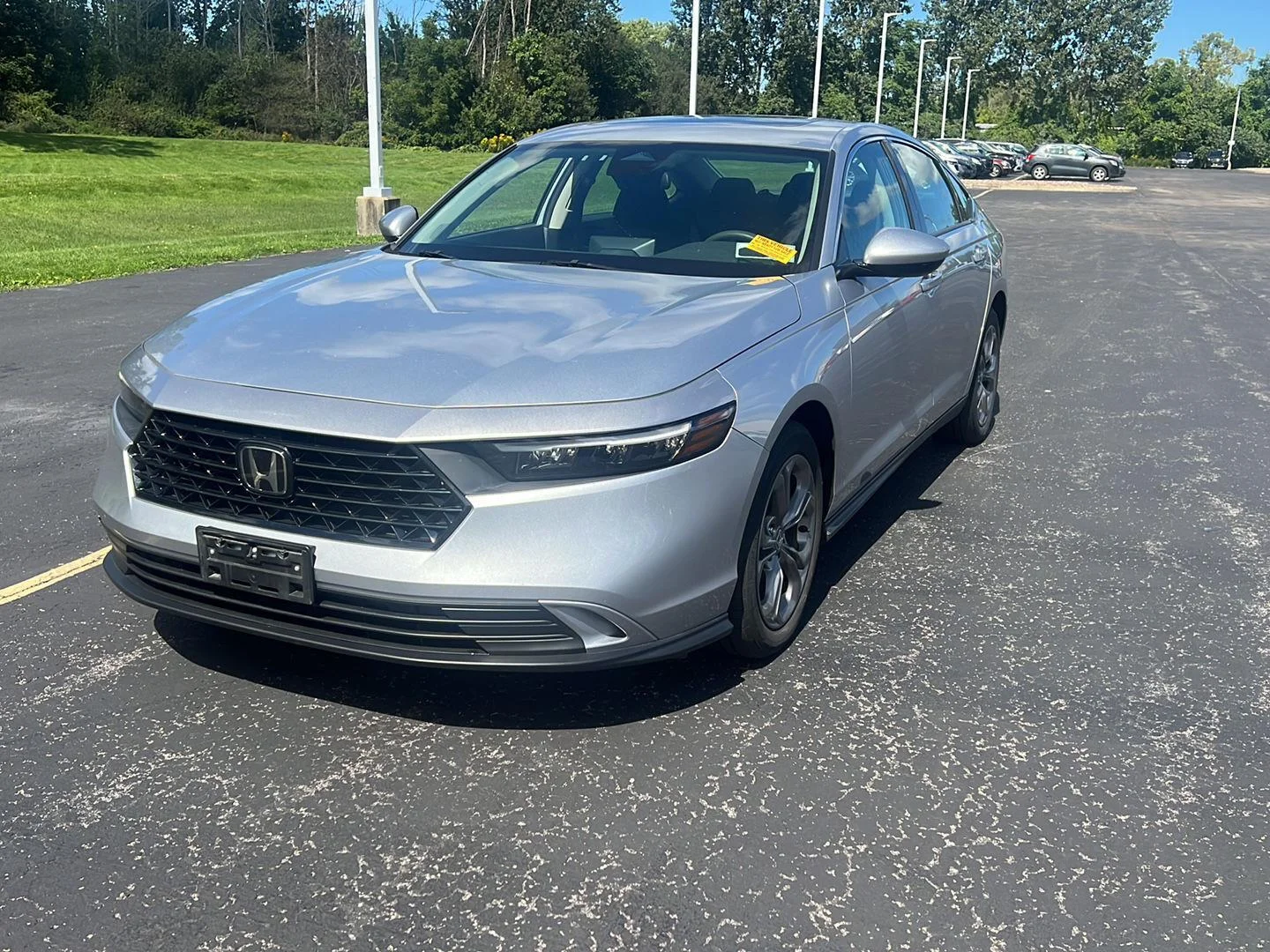 Used 2024 Solar Silver Metallic Honda EX image 9