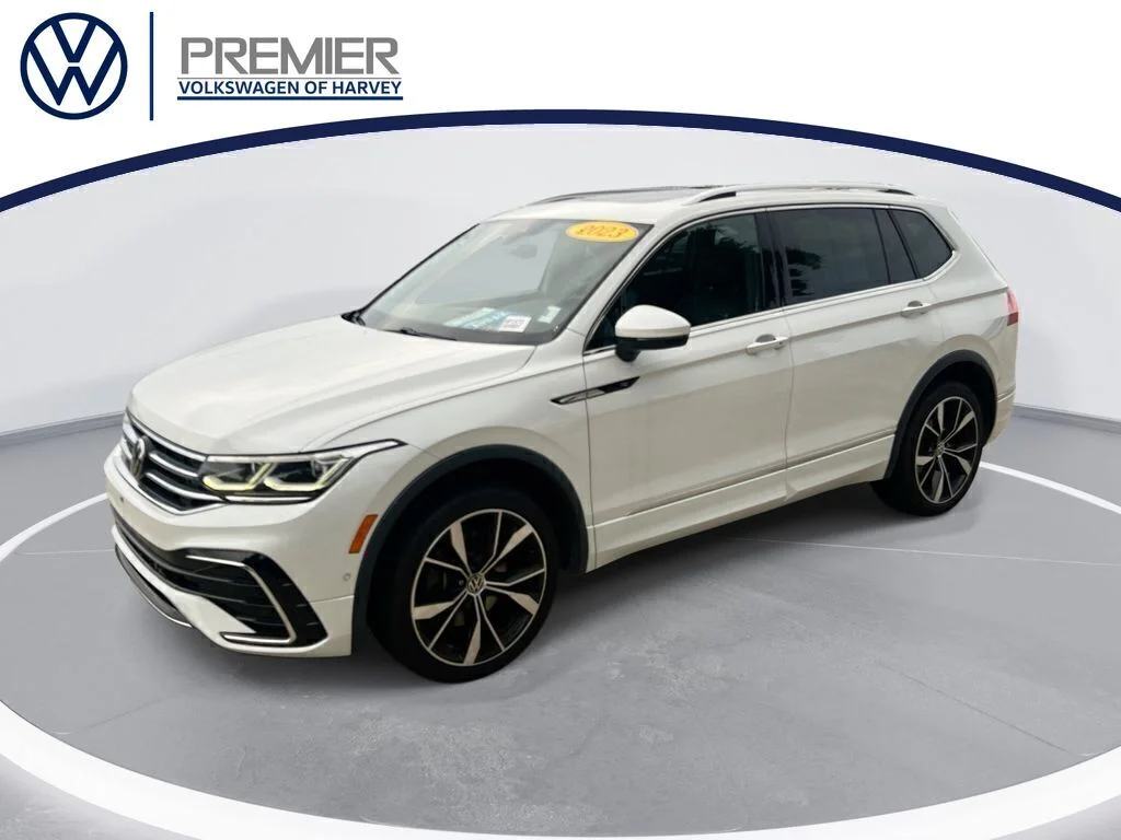 Certified Used 2023 White Volkswagen 2.0T SEL R-Line image 1