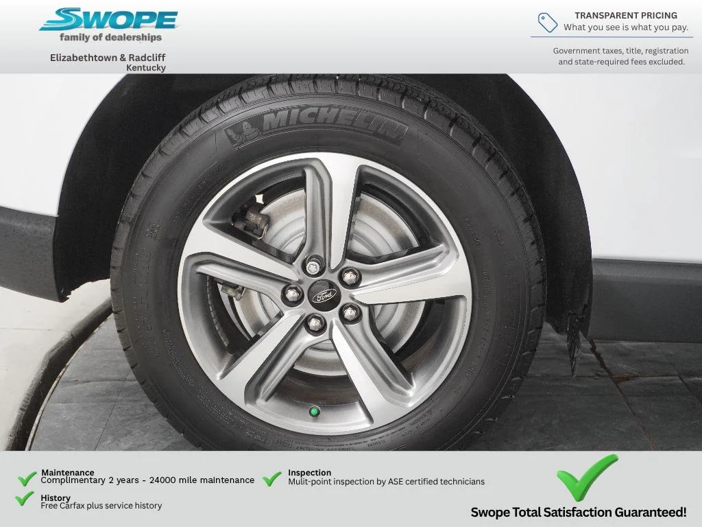 Certified Used 2023 OXFORD WHITE Ford SEL image 29