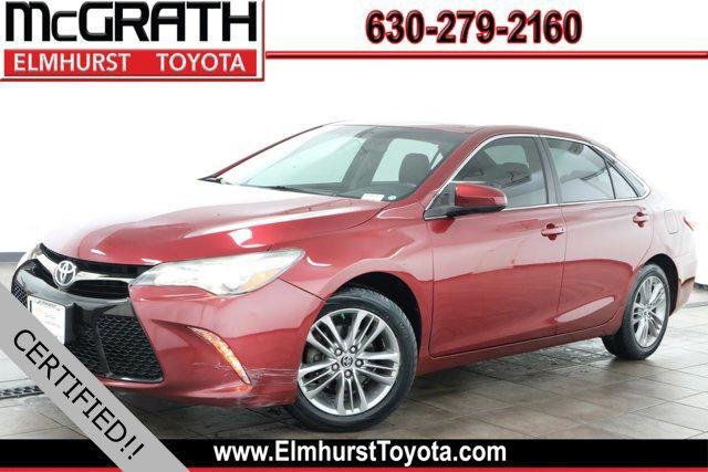Red (RUBY FLARE PEARL) 2016 Toyota Camry Sedan Front-Wheel Drive 6-Speed Automatic