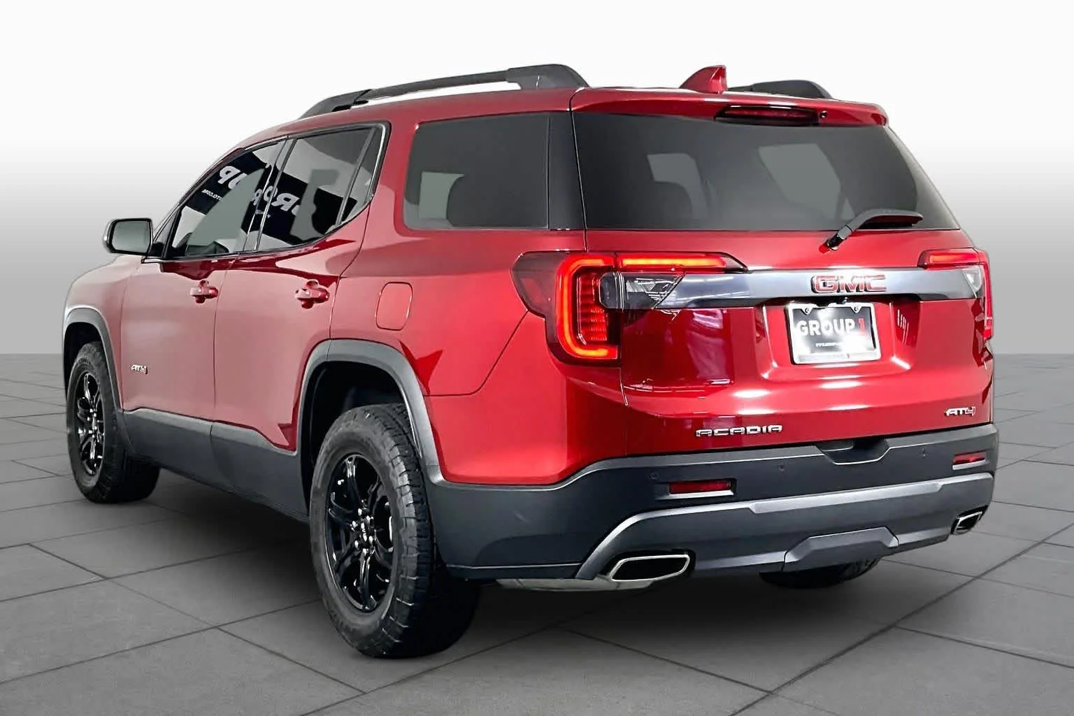 Used 2023 VOLCANIC RED TINCOAT GMC AT4 image 23