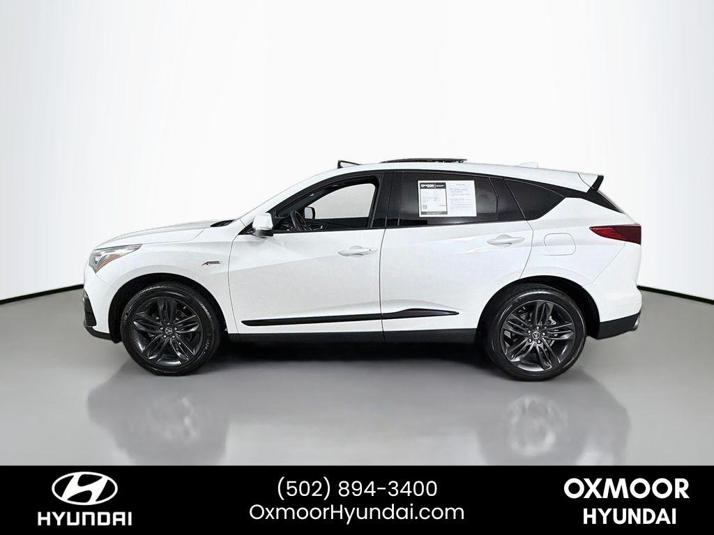 Used 2021 Platinum White Pearl Acura w/A-Spec Package image 4