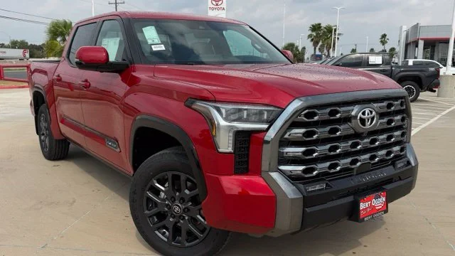 New 2026 Supersonic Red Toyota Platinum image 1