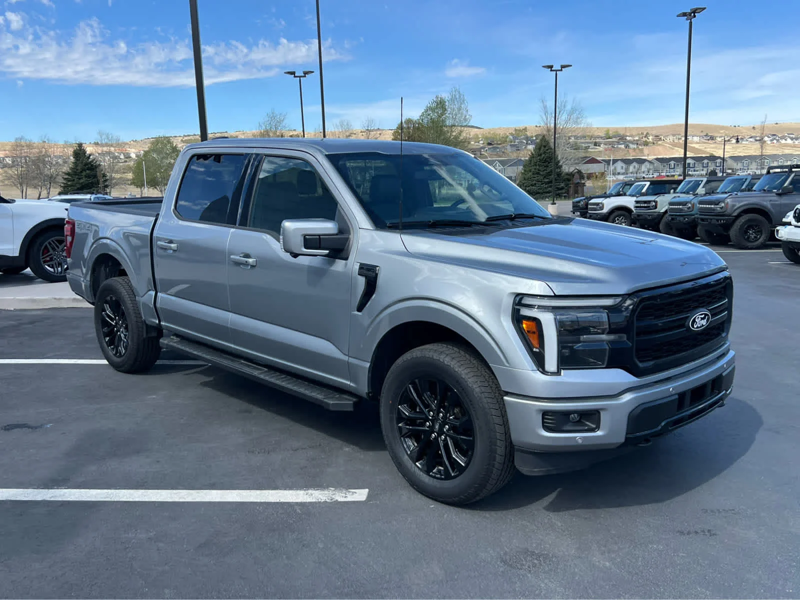 Used 2025 Iconic Silver Metallic Ford LARIAT image 5