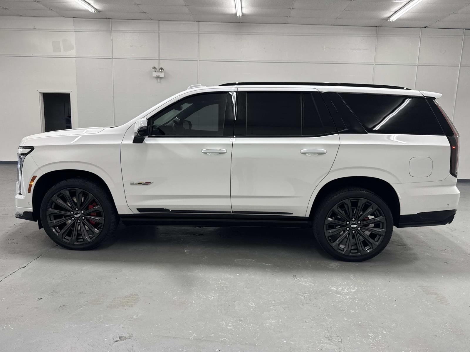 Certified Used 2025 Crystal White Tricoat Cadillac Escalade-V image 5