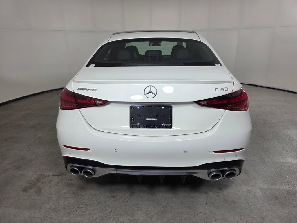 New 2026 Polar White Mercedes-Benz AMG® C 43 4MATIC® Sedan image 22