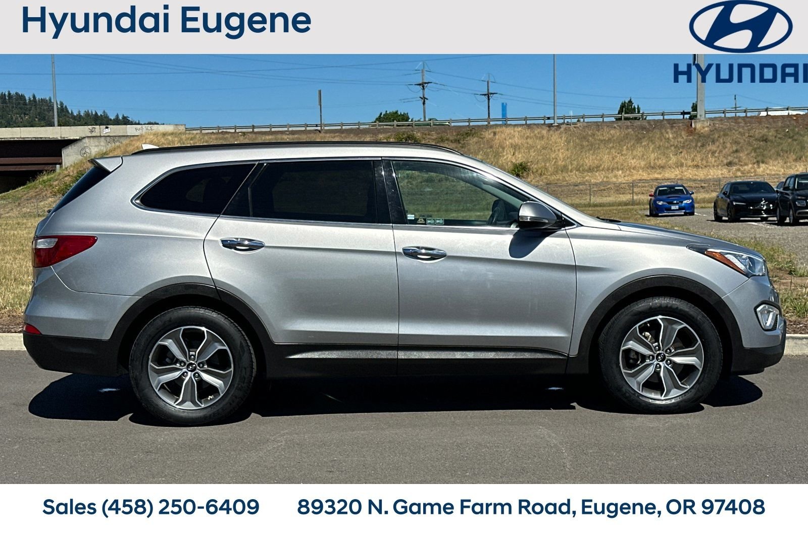 Used 2013 Hyundai Santa Fe GLS with VIN KM8SNDHFXDU017974 for sale in Eugene, OR