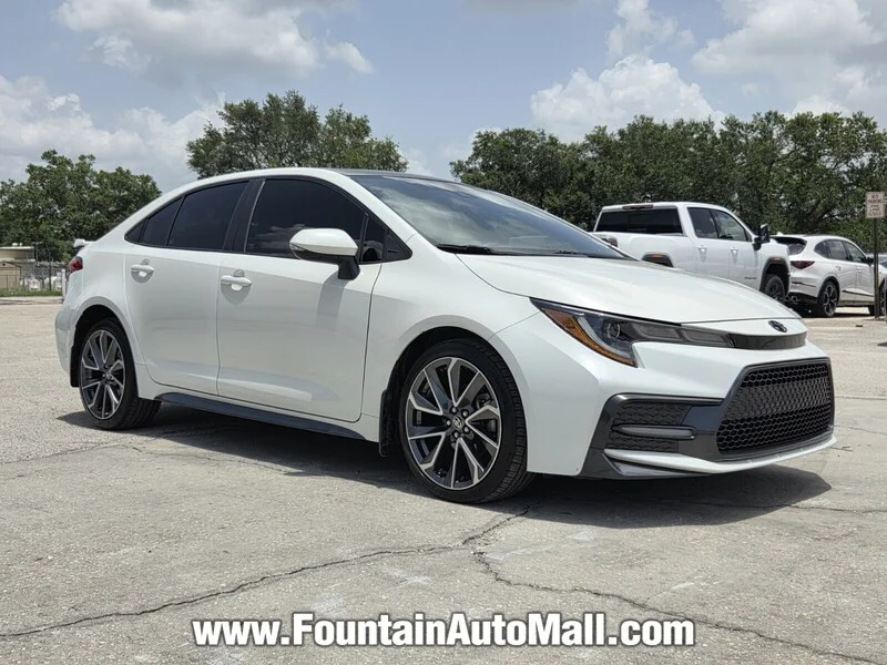 Used 2021 Black Sand Pearl TOYOTA XSE CVT image 6