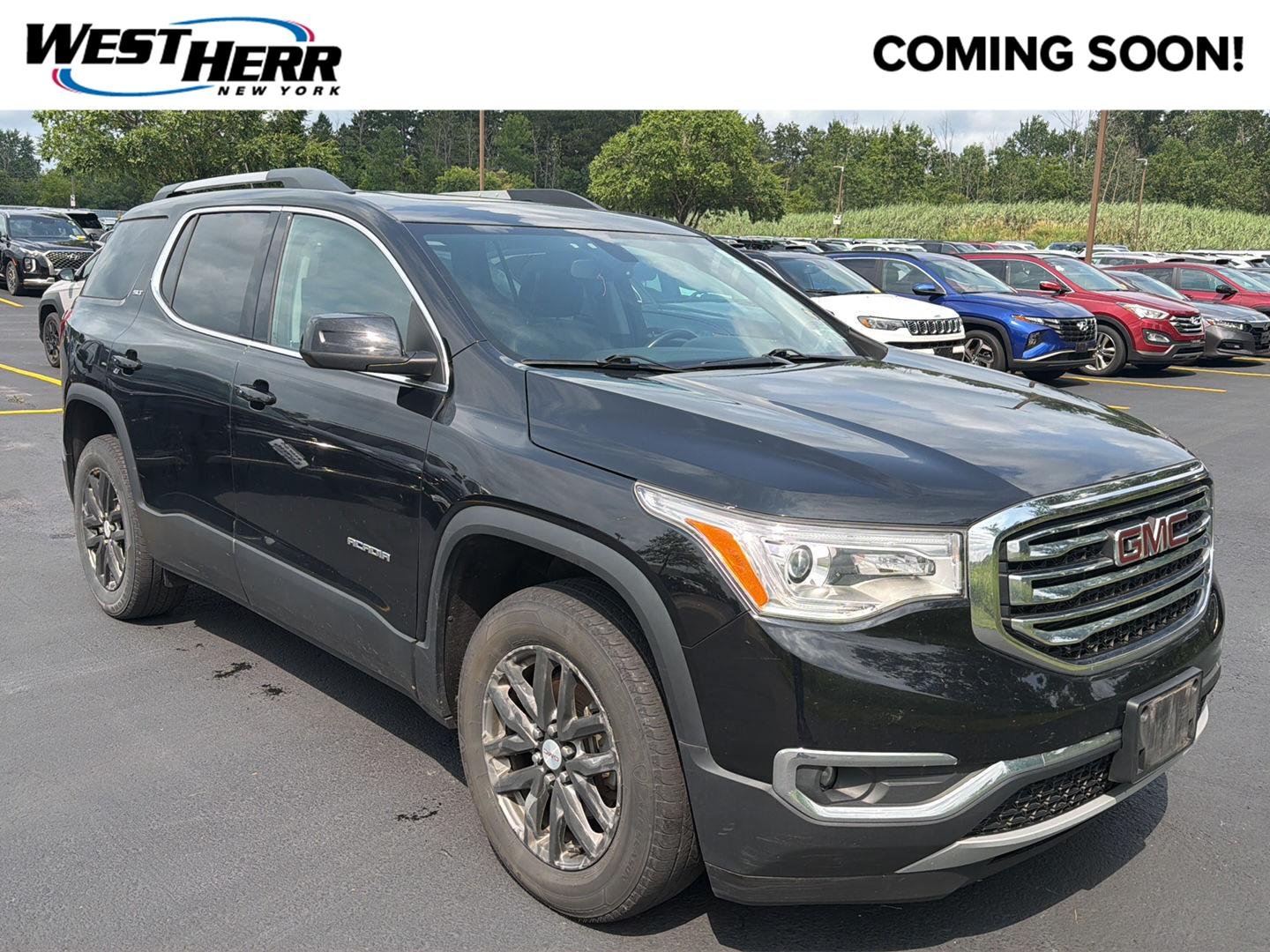 Used 2019 Ebony Twilight Metallic GMC SLT image 1