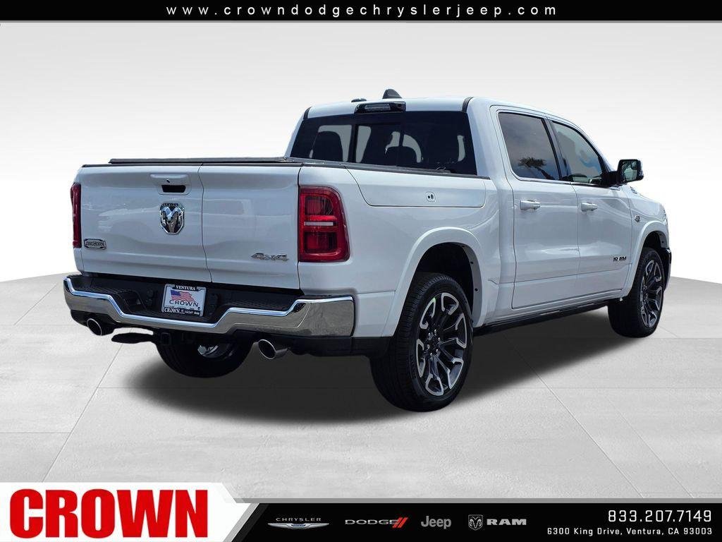 New 2026 Bright White Clear-Coat Exterior Paint RAM Limited Longhorn image 5