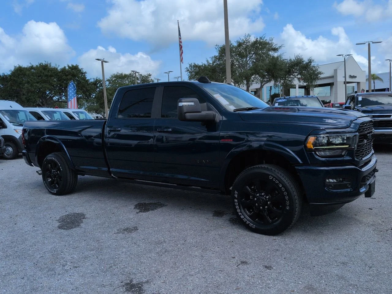 Used 2024 Patriot Blue Pearlcoat Ram Limited image 2