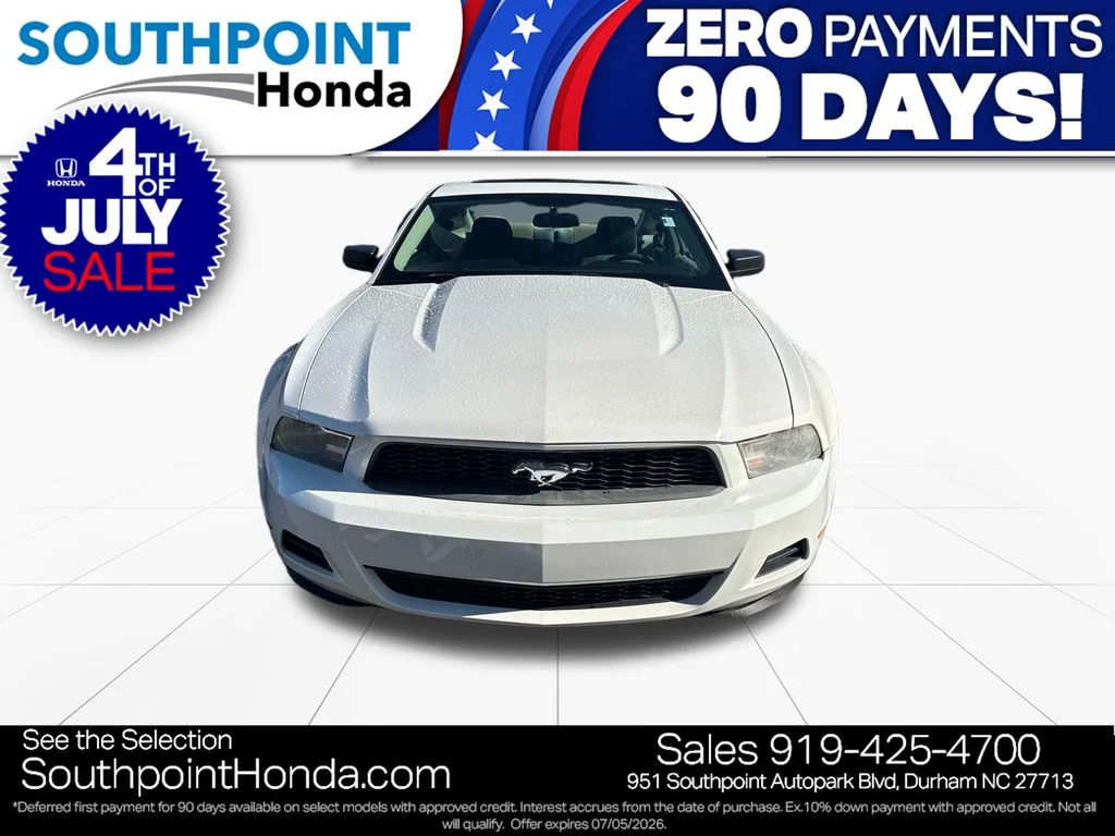 Used 2010 Ford Mustang V6 Premium with VIN 1ZVBP8AN0A5125756 for sale in Durham, NC