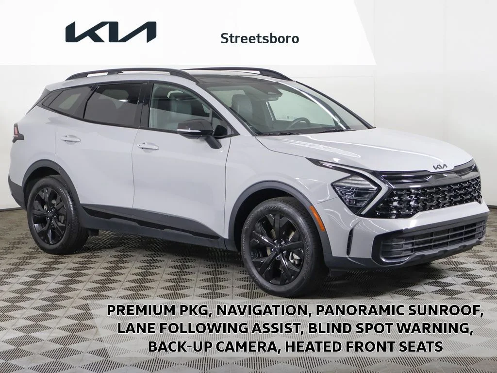 Certified Used 2025 Gray Kia X-Line image 1