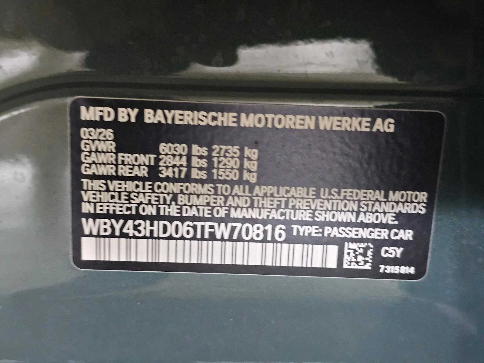 New 2026 Cape York Green Metallic BMW xDrive40 image 42