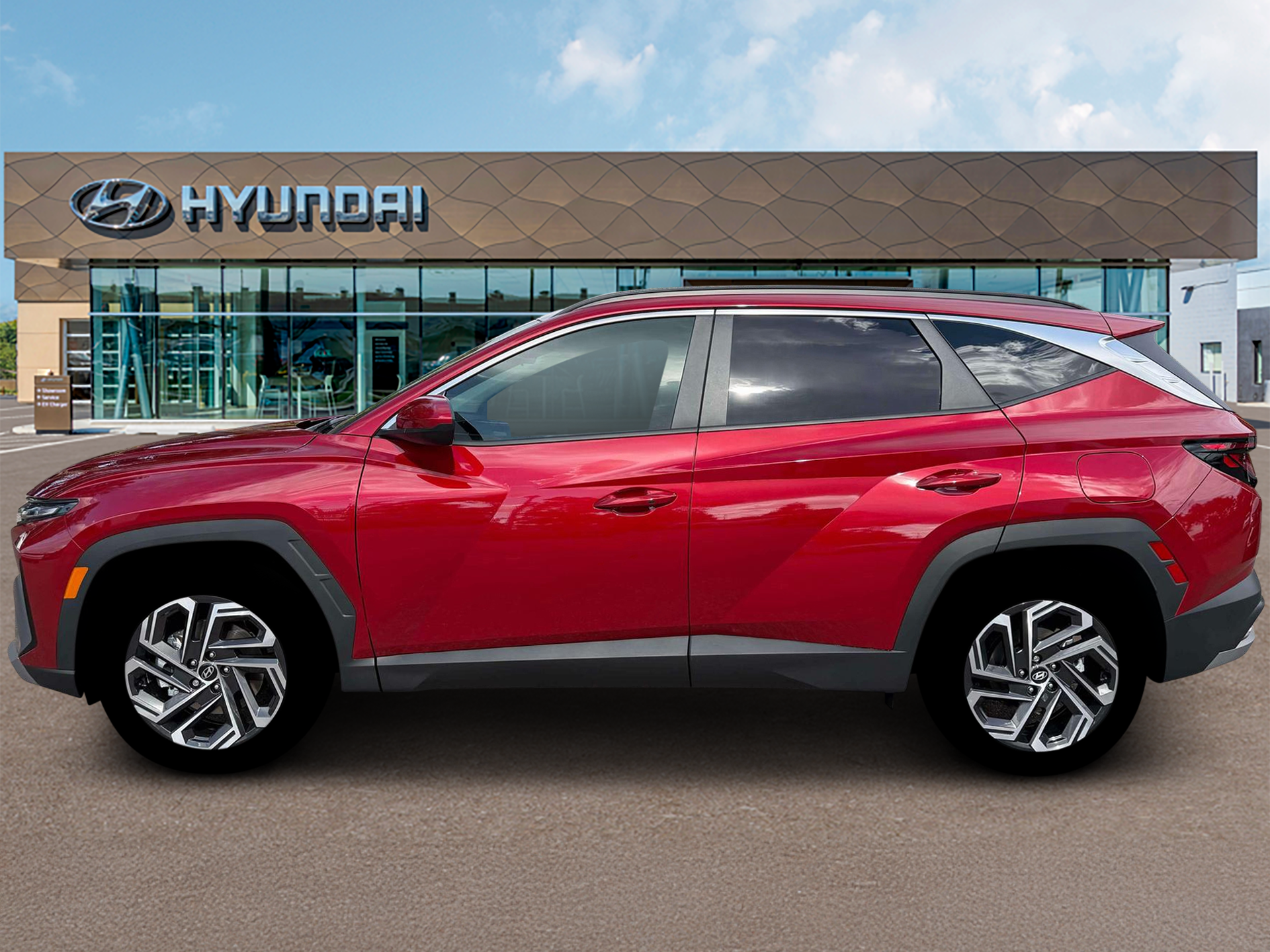 New 2026 Ultimate Red Hyundai SEL Plus FWD image 3