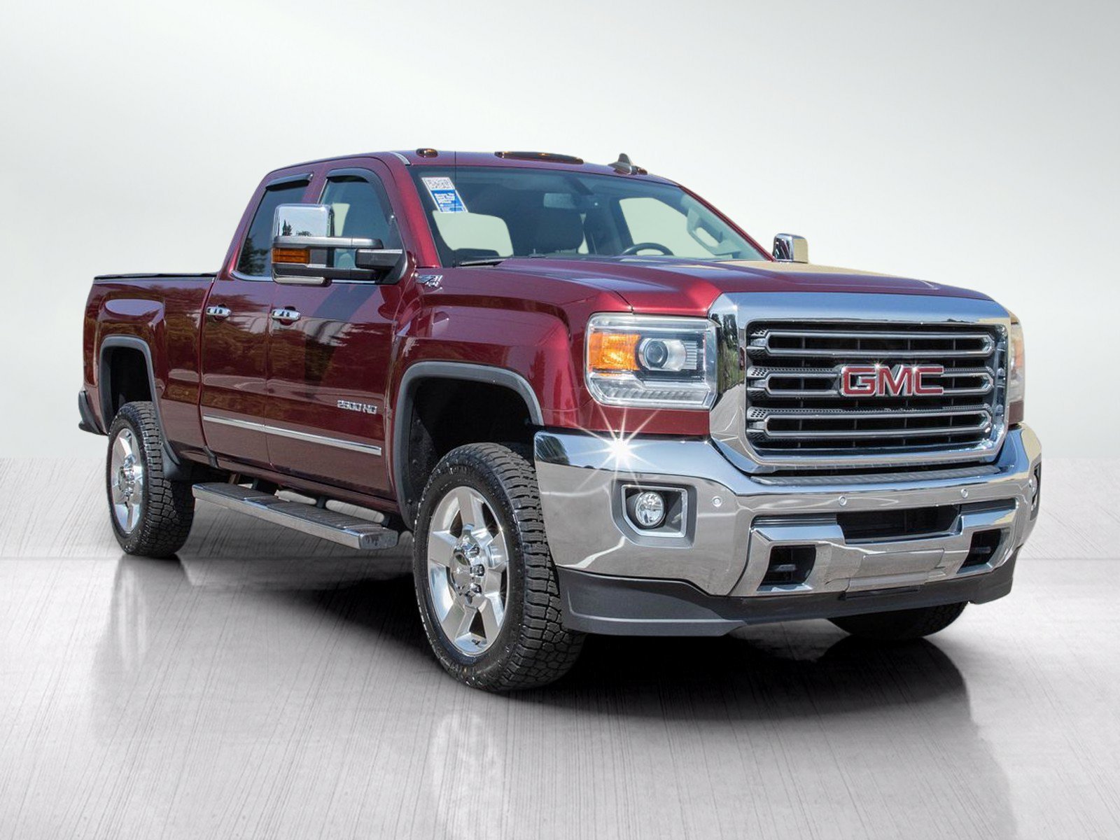 Used 2016 Crimson Red Tintcoat GMC SLT image 9