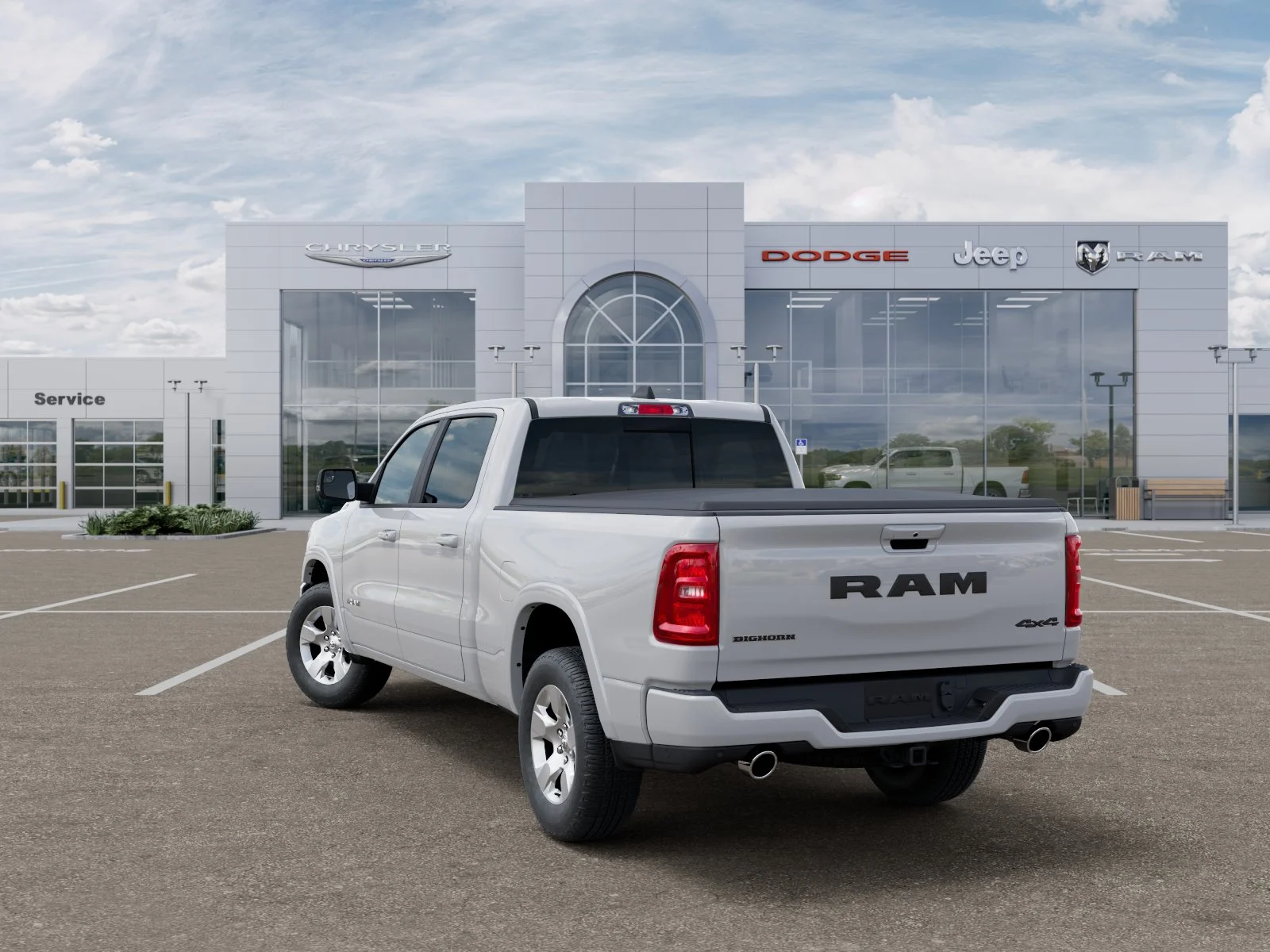 New 2026 Bright White Clear-Coat Exterior Paint RAM Big Horn/Lone Star image 29