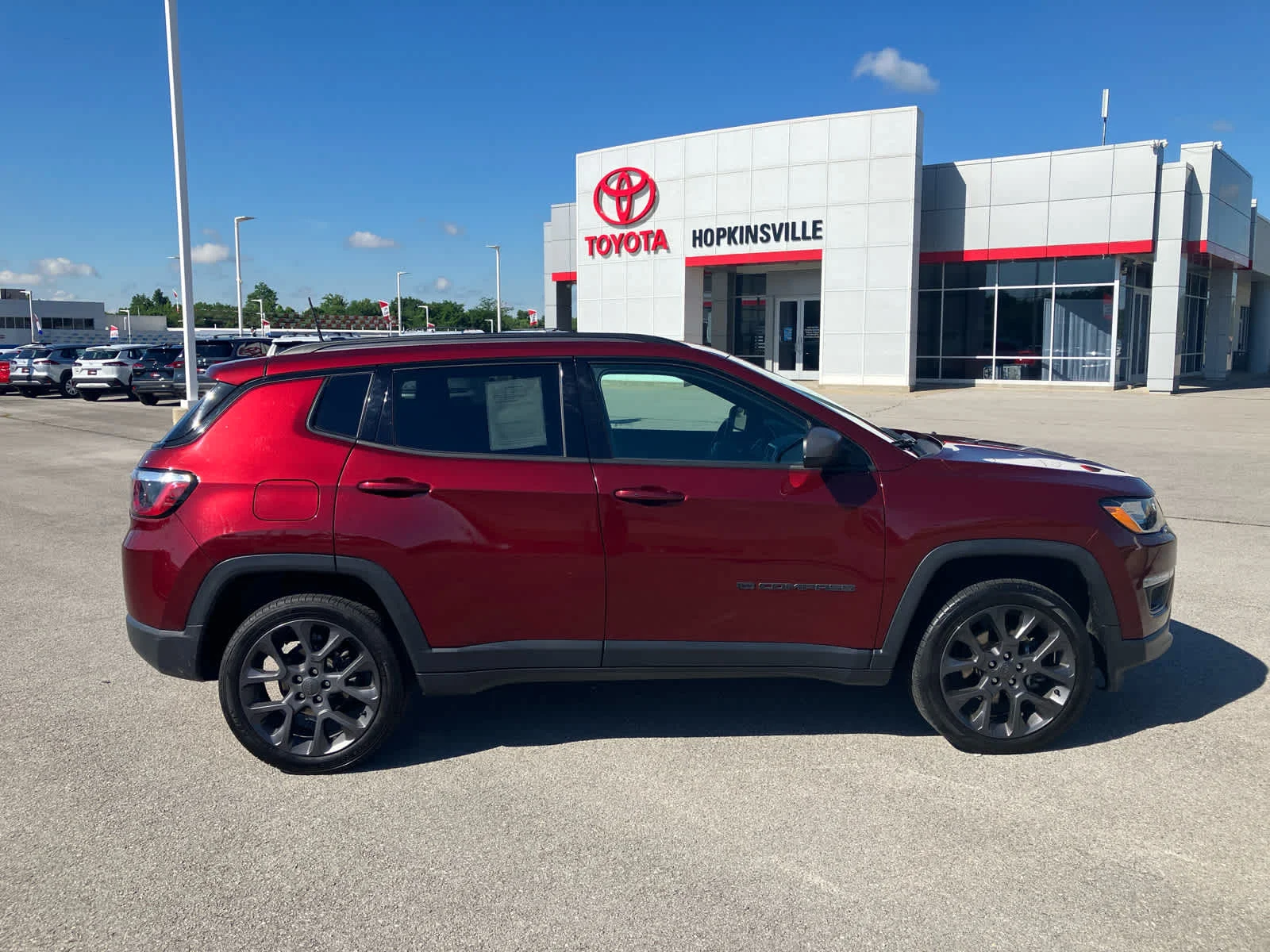 Used 2021 Velvet Red Pearlcoat Jeep 80th Anniversary image 8