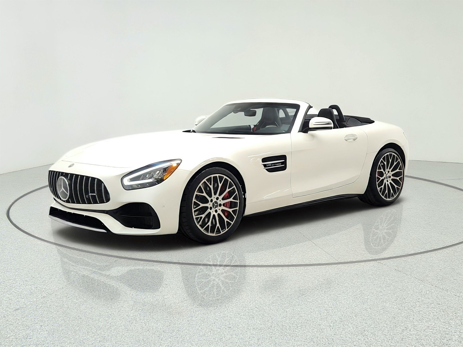 Certified Used 2021 designo Diamond White Mercedes-Benz AMG® GT Roadster image 1