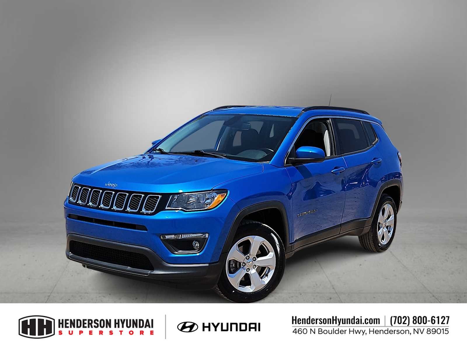 Used 2020 Laser Blue Pearlcoat Jeep Latitude image 1