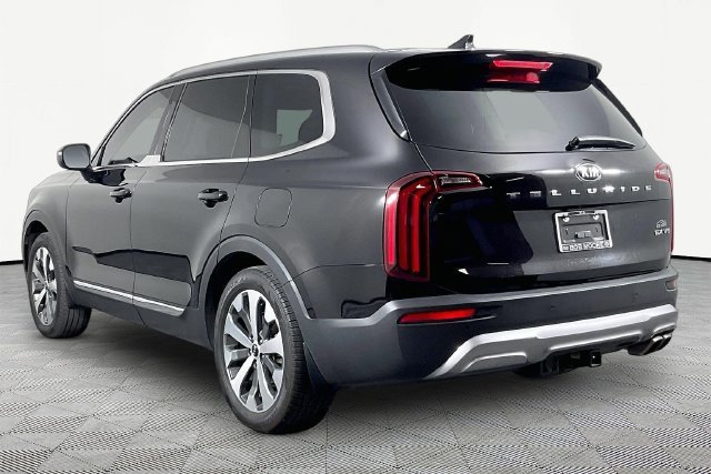 Used 2021 Black Kia EX image 2