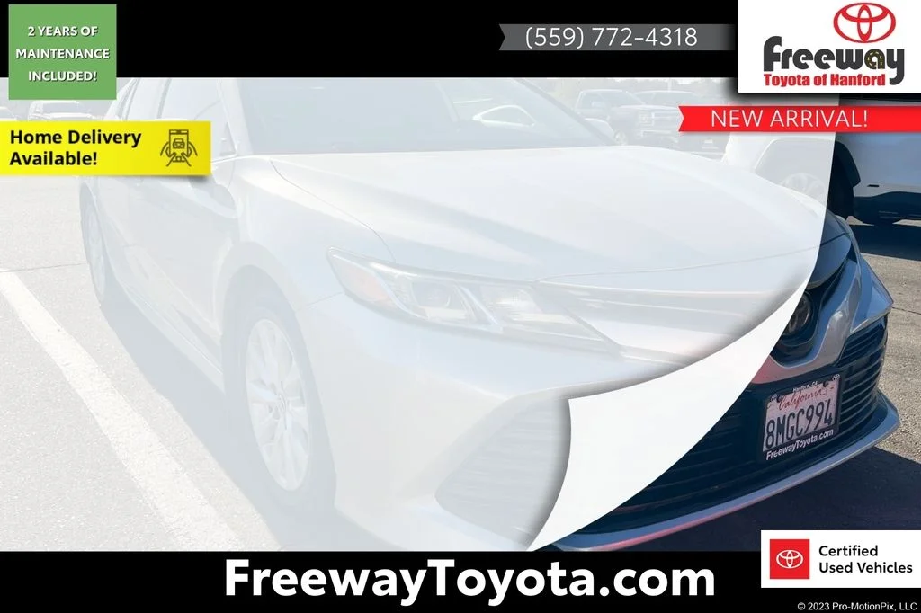 Certified Used 2019 Silver Toyota LE image 1