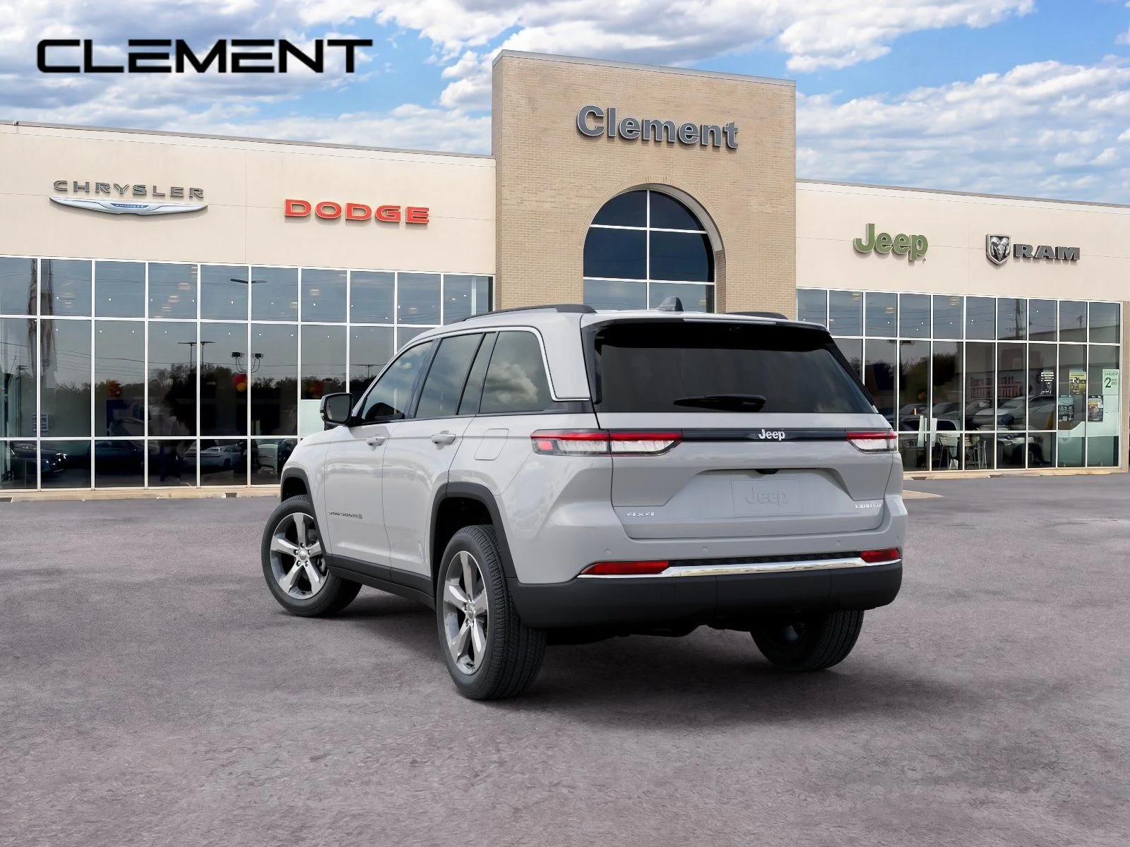 New 2026 Bright White Clear-Coat Exterior Paint Jeep Limited image 3