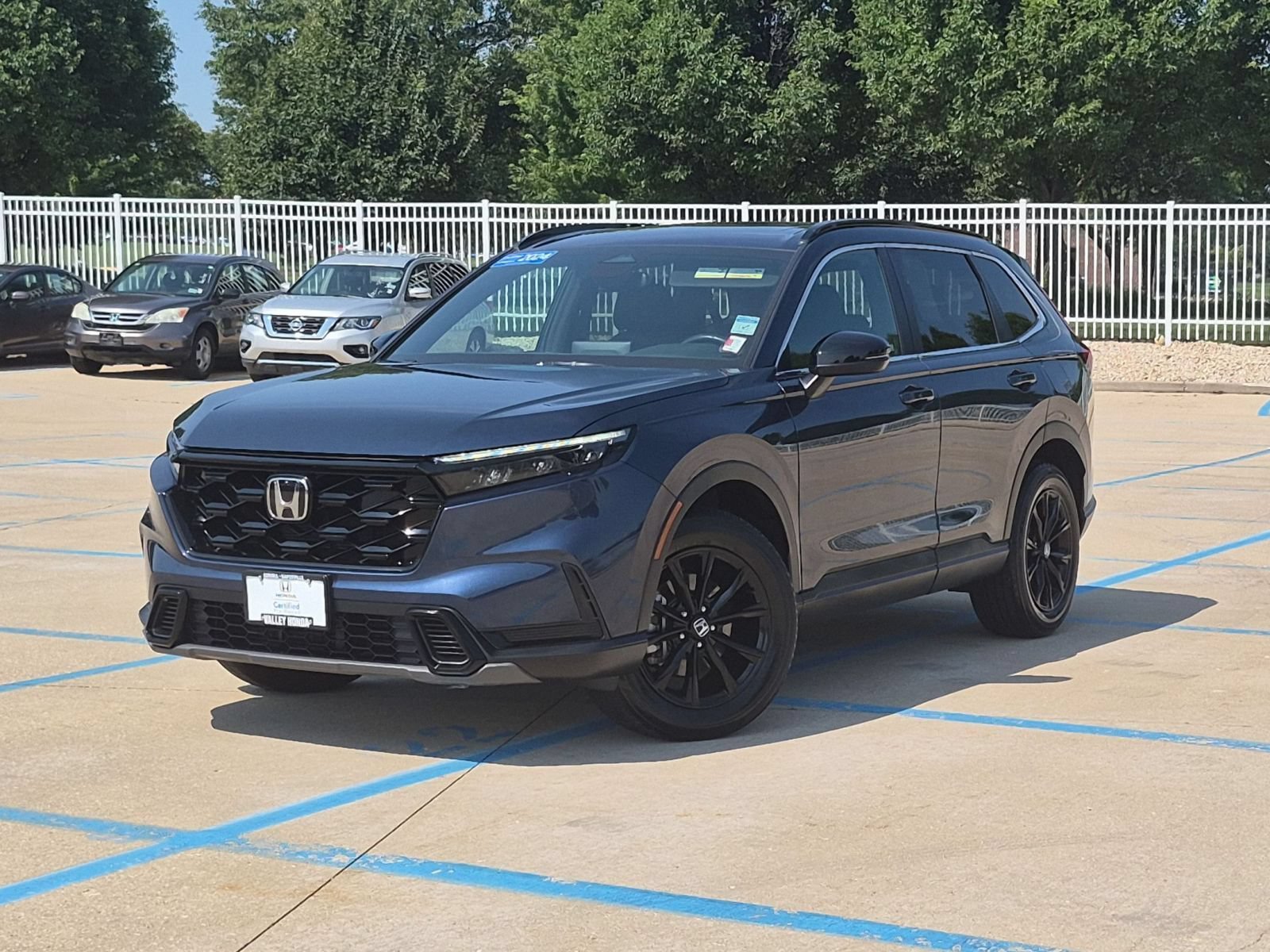 Certified Used 2024 Canyon River Blue Metallic Honda Sport AWD image 2