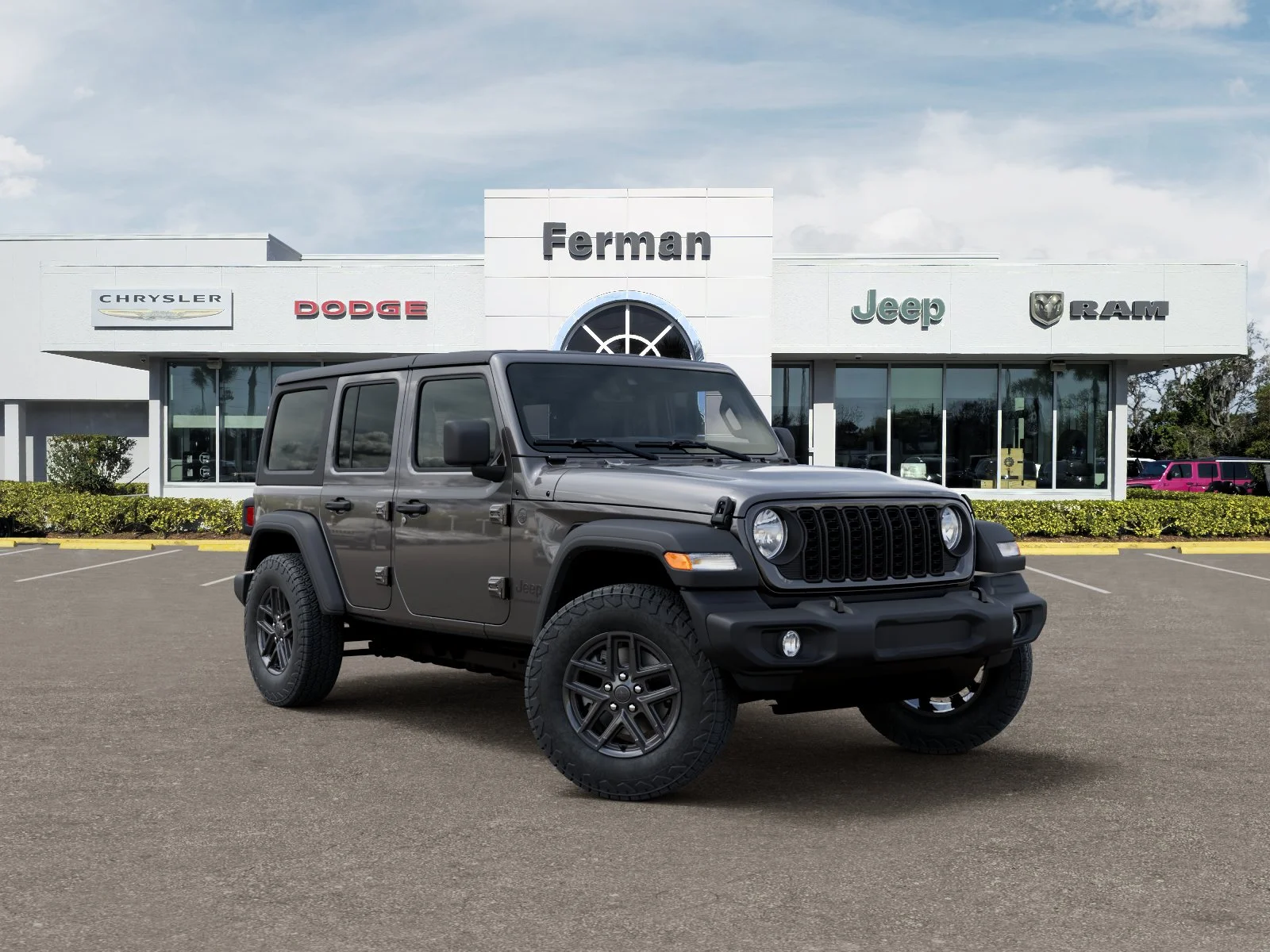 New 2026 Granite Crystal Metallic Clear-Coat Exterior Paint Jeep Sport S image 33