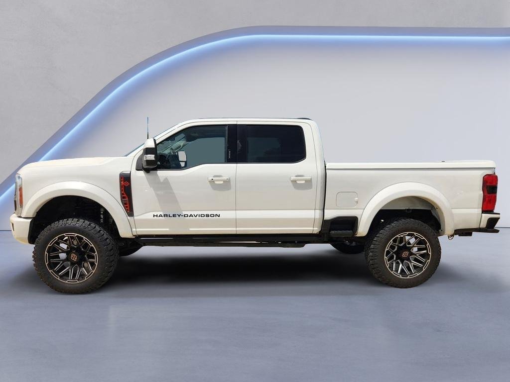 Used 2023 Star White Metallic Tri-Coat Ford LARIAT Harley Davidson image 5