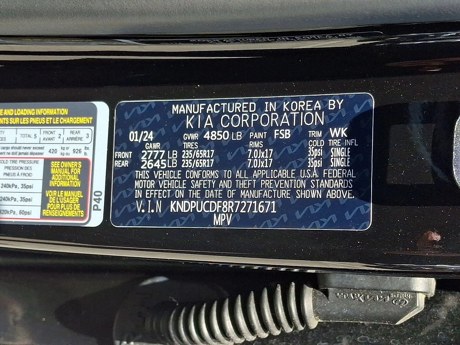 Certified Used 2024 Black Kia LX image 25