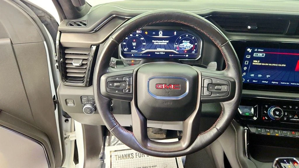 Used 2024 Summit White GMC 4WD Crew Cab 147"" AT4X image 13