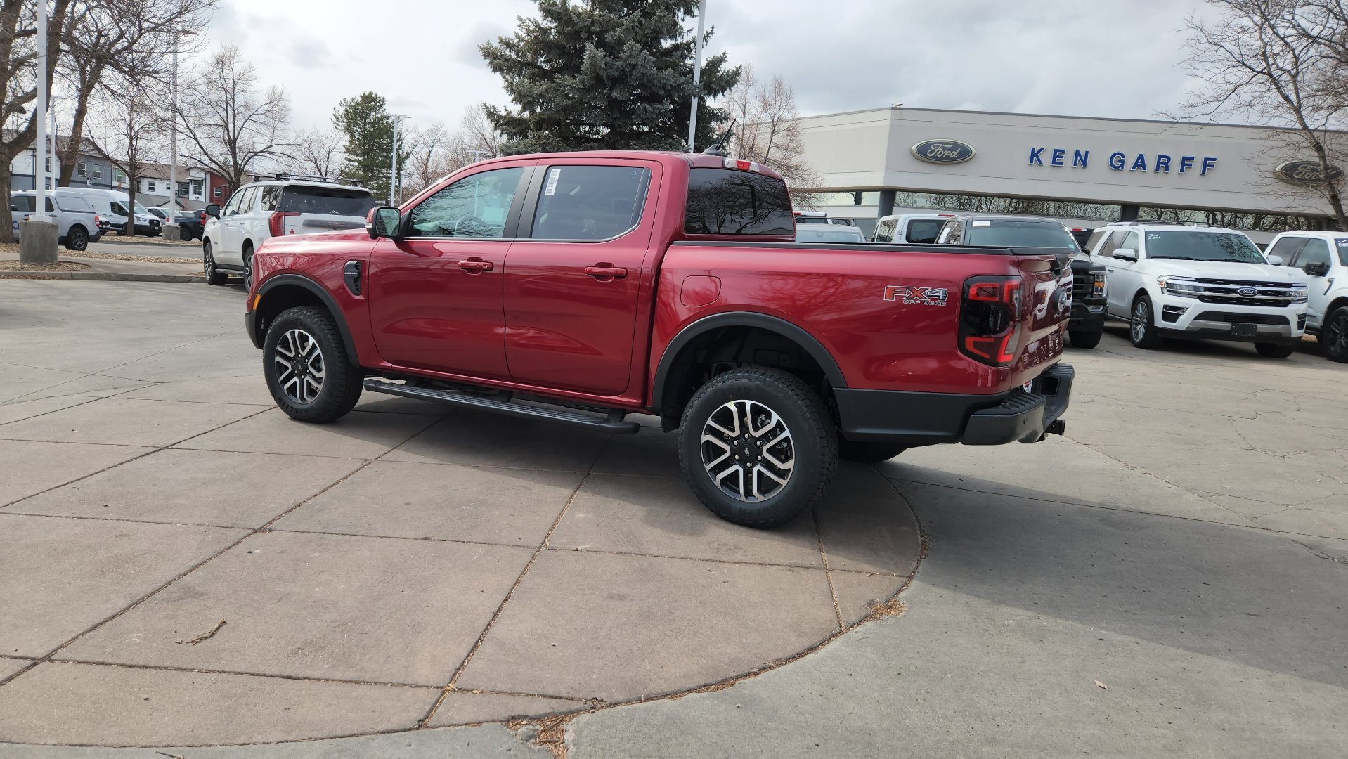 New 2025 Ruby Red Metallic Tinted Clearcoat Ford LARIAT image 8