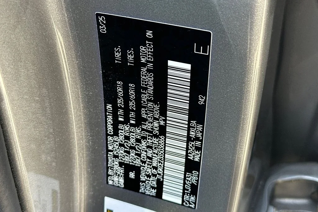 Used 2025 Silver Lexus 350h Premium image 34