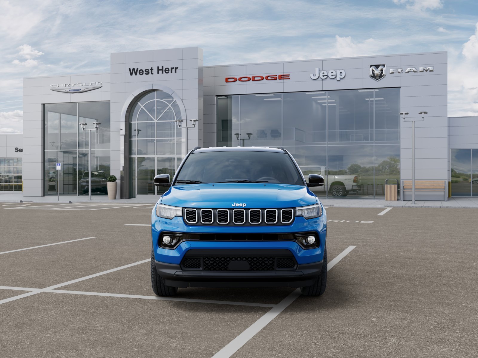 New 2026 Hydro Blue Pearl-Coat Exterior Paint Jeep COMPASS LIMITED ALTITUDE 4X4 image 32