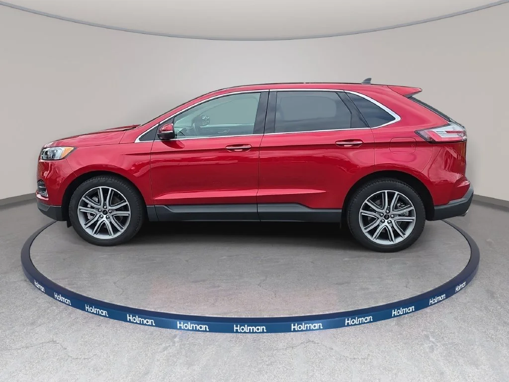 Certified Used 2023 Rapid Red Metallic Tinted Clearcoat Ford Titanium image 8
