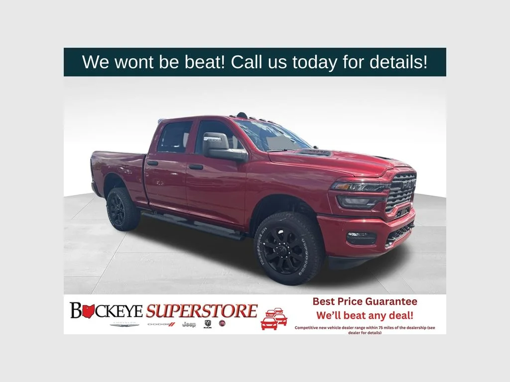 New 2026 Molten Red Pearl-Coat Exterior Paint RAM Black Express image 1