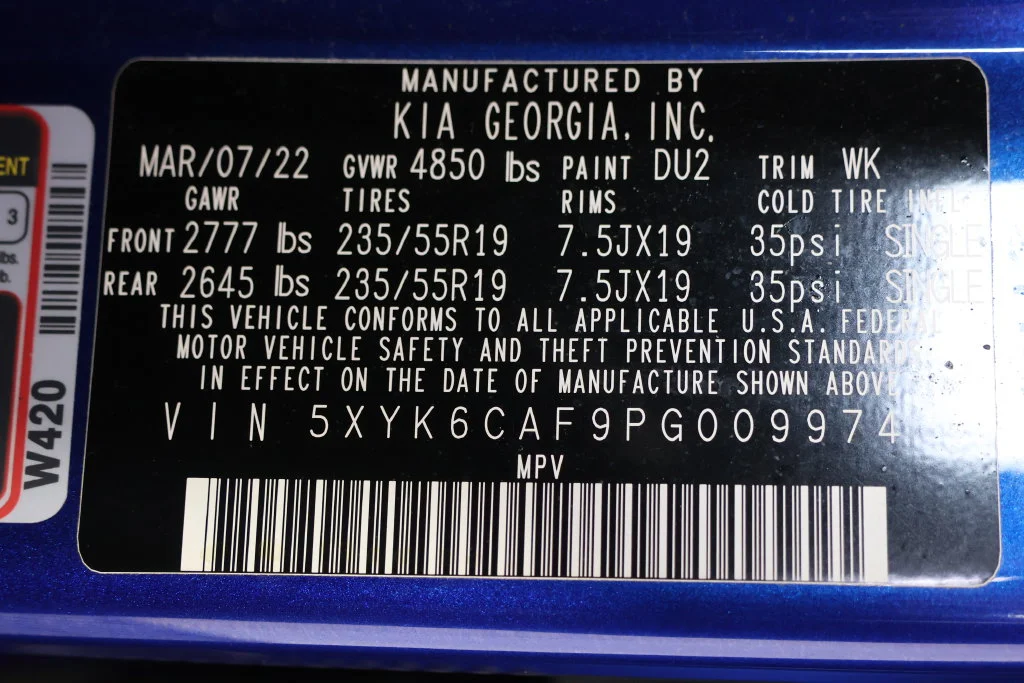 Used 2023 Sapphire Blue Kia X-Line image 30