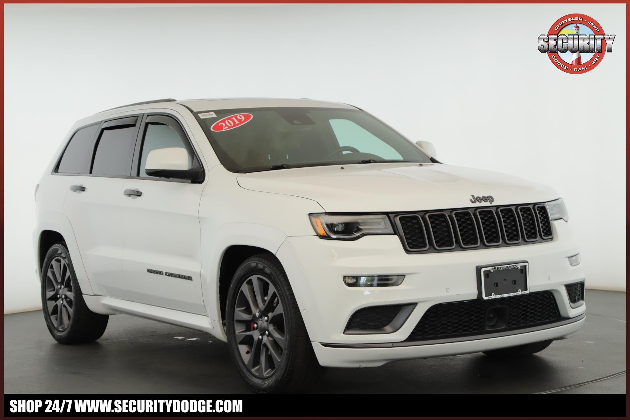 Used 2019 Bright White Clearcoat Jeep High Altitude 4x4 image 1