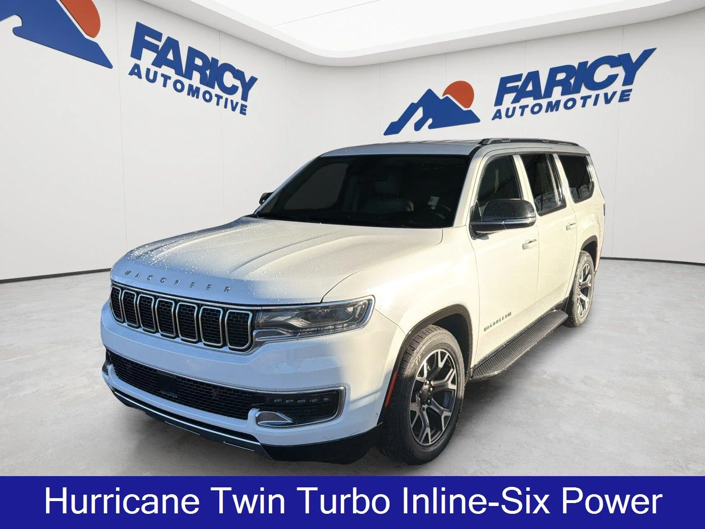 Used 2024 Bright White Clearcoat Jeep Series III image 1