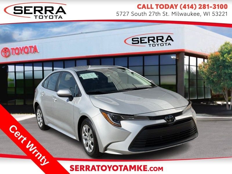 Certified Used 2025 Classic Silver Metallic Toyota LE image 1