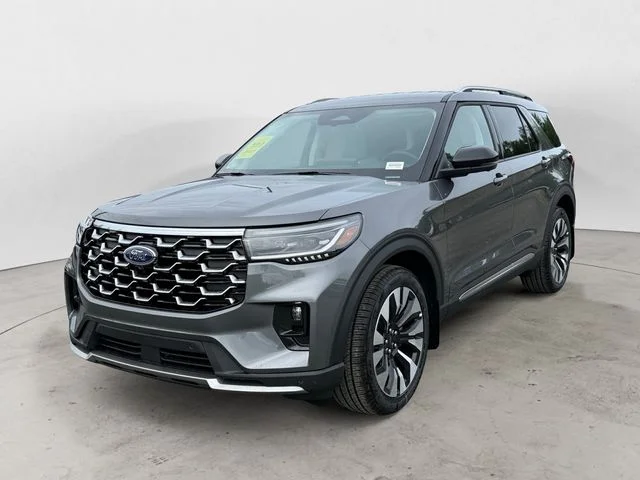 New 2026 Gray Metallic Ford Platinum image 1